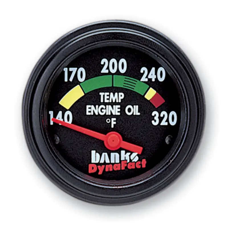 Banks Power | 1989-2006 Dodge Ram 5.9L Cummins Temperature Gauge Kit - Engine Oil 140-320 Degree 1
