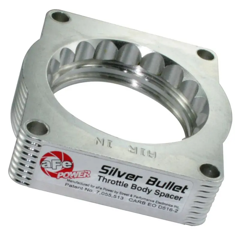 Afe Silver Bullet Throttle Body Spacer – Compatible With Nissan Frontier, Pathfinder, And Xterra (2005–2009), 4.0L V6 1