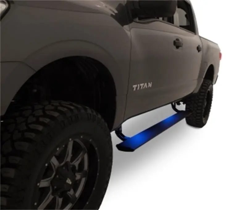 Amp Research 16-18 Nissan Titan All Cabs Powerstep - Black 1