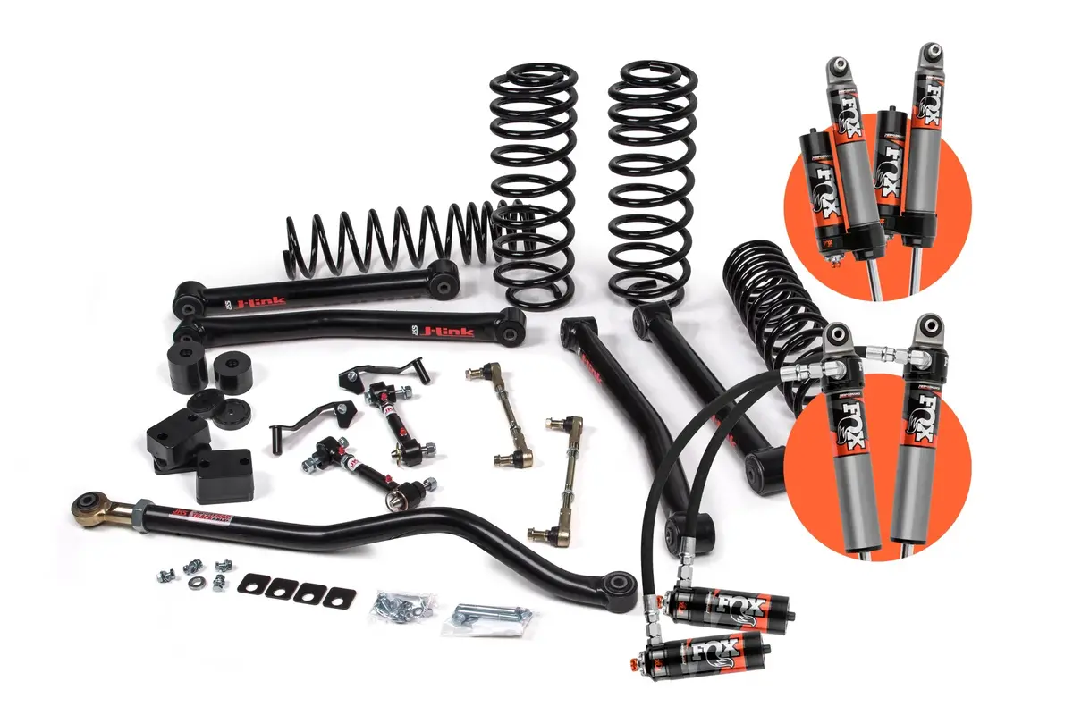 Fox | Jks 2020-2023 Jeep Wrangler Jl 4 Door J-Konnect 2.5 Inch With Fox 2.5 Performance Elite Series Shocks - Diesel 1