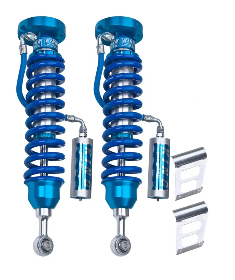 King Shocks | 2007-2021 Toyota Tundra 2.5 Front Coilover Remote Reservoir - Pair 1