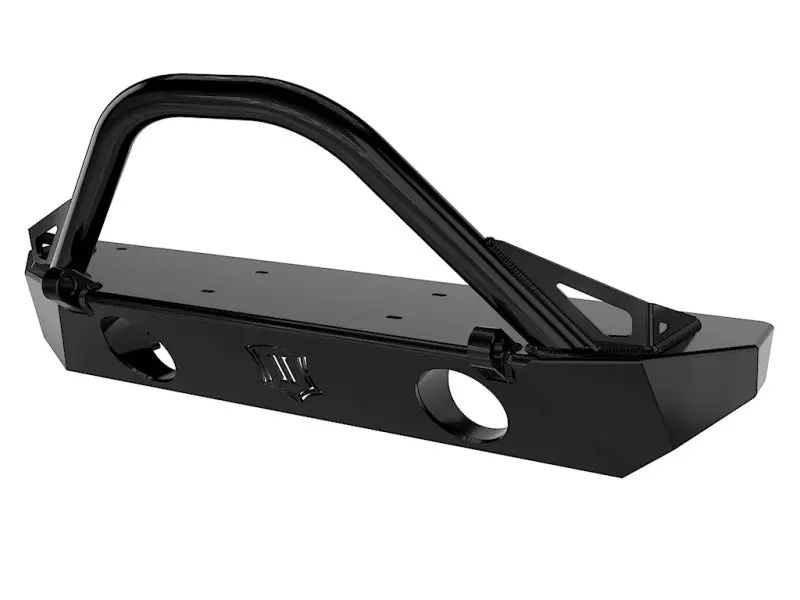 Icon 07-18 Jeep Wrangler Jk Comp Series Front Bumper W/Fogs/Bars/Tabs 2