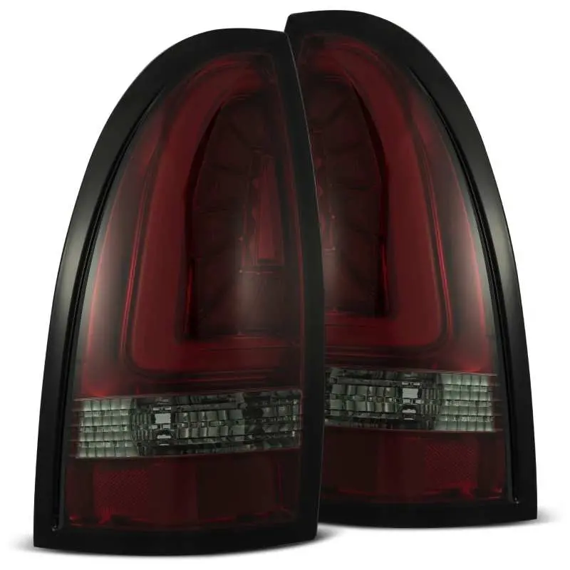 Alpharex 05-15 Toyota Tacoma Pro-Series Led Tail Lights Red Smoke 1