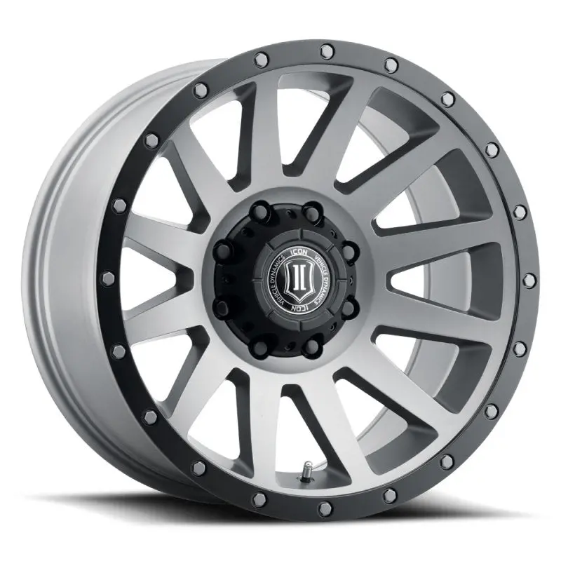 Icon Compression 20X10 8X170 -19Mm Offset 4.75In Bs 125Mm Bore Titanium Wheel 1