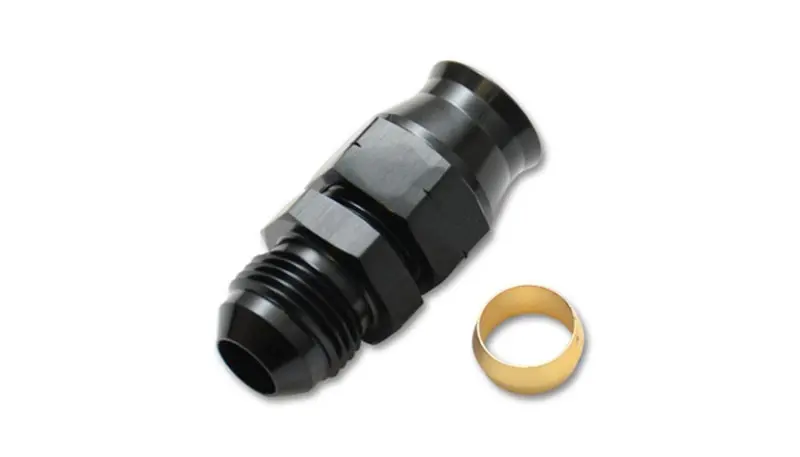 Vibrant -8An Male To 1/2-Inch Tube Adapter Fitting With Brass Olive Insert 1