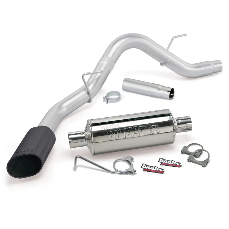 Banks Power | 2015-2019 Ford F-150 2.7L / 3.5L Ecoboost / 5.0 V8 Monster Exhaust System - Ss Single Exhaust With Black Tip *Discontinued* 1