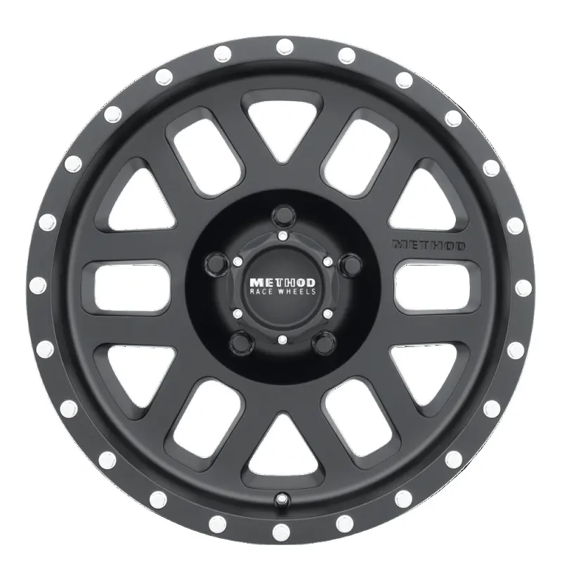 Method | Mr306 Mesh 17X8.5 0Mm Offset 5X4.5 83Mm Cb Matte Black Wheel *Discontinued* 1