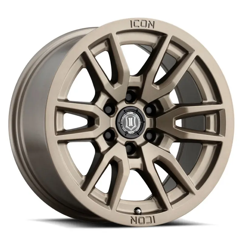 Icon Vector 6 17X8.5 6X5.5 25Mm Offset 5.75In Bs 93.1Mm Bore Bronze Wheel 1
