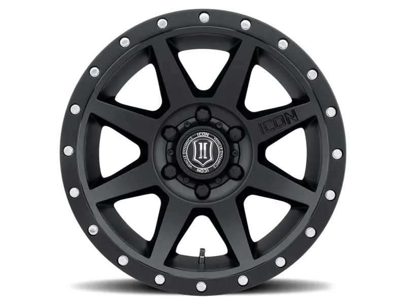 Icon Rebound 18X9 5X5 -12Mm Offset 4.5In Bs 71.5Mm Bore Satin Black Wheel 2