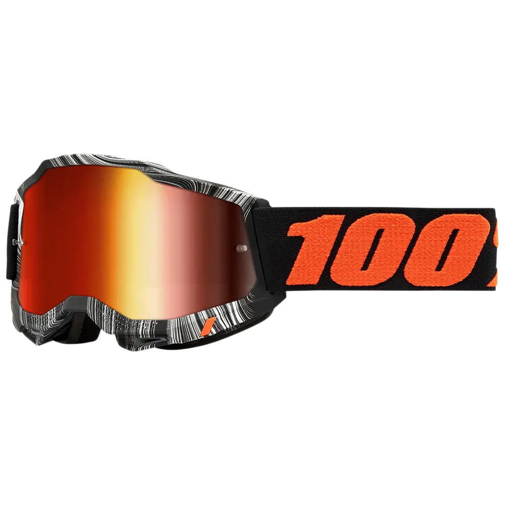 100% Youth Accuri 2 Geospace Goggles -  (Mirror Red Lens) 1