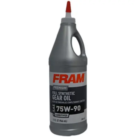 Fram Gear Oil Full Synthetic 75W90, 1 Quart Bottle F685-32 1