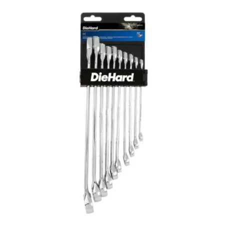 Diehard Extra Long Combination Wrench Set, Sae, 10-Piece Dh50121 1