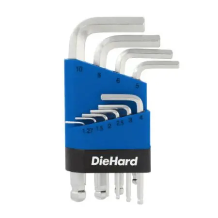Diehard Short Arm Hex Key Set Mm 10-Piece Dh50005 1