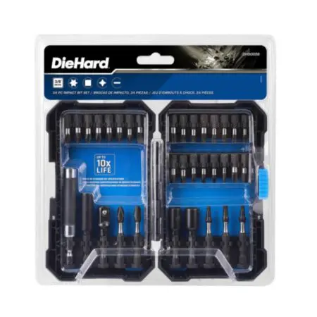 Diehard 34-Piece Impact Bit Set With Storage Case Dh50056 1
