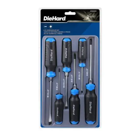 Diehard Screwdriver Set, Slotted And Phillips, 6-Piece Dh50050 1