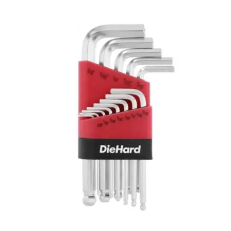 Diehard Short Arm Hex Key Set Sae 13-Piece Dh50006 1