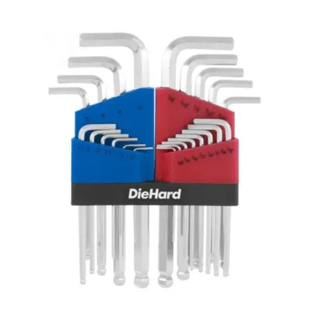 Diehard 23-Piece Hex Key Set With Ball End & Storage Caddy Dh50011 1