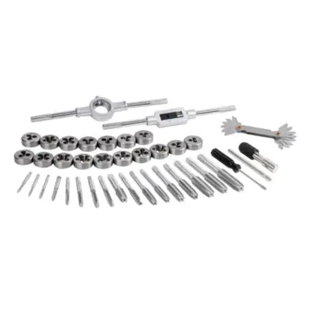 Diehard 39-Piece Tap & Die Set: Heat-Treated Steel, Mm/Sae Sizes Dh50110 1