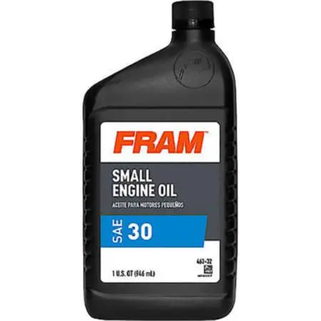 Fram Small Engine Oil Sae 30W - 1 Qt, 1 Quart Bottle 463-32 1