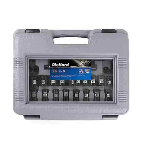 Diehard 1/4" And 3/8" Drive Ratchet Socket Set, Sae & Metric, 48-Piece Dh50107 1