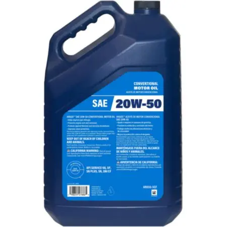 Fram 20W50 Conventional Motor Oil - Chain Wear Protection, 5 Quart Bottle - F650-5Qt 2