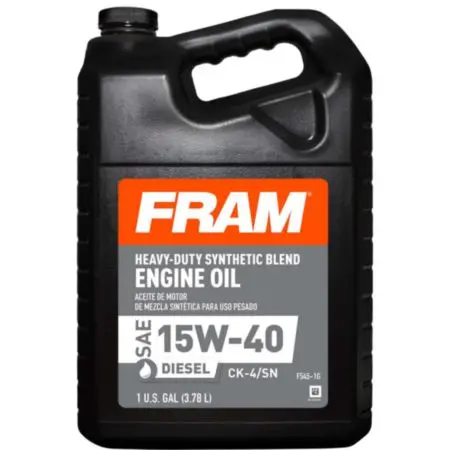 Fram 15W40 Heavy Duty Synthetic Blend Diesel Engine Oil - F545-1G 1