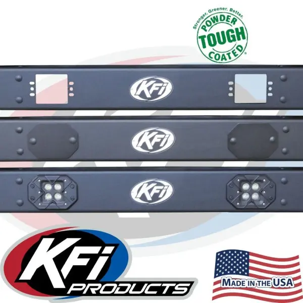 Kfi 101530 Rear Formed Bumper – Polaris Ranger 1000 / Xp 1000 / Crew (2018–2026) – Black Textured – Made In Usa 2