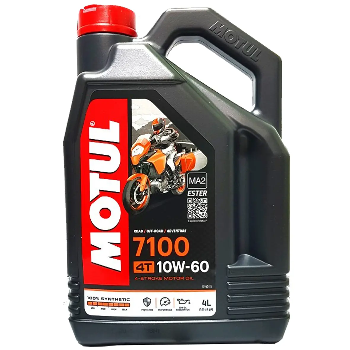 Motul 7100 10W-60 4T 4 Stroke Motor Oil (4 Litre) 1