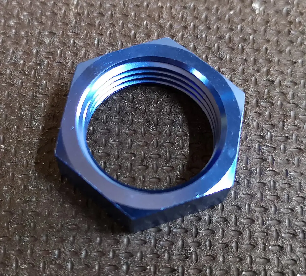 An10 7/8" Unf Bulkhead Lock Nut 1