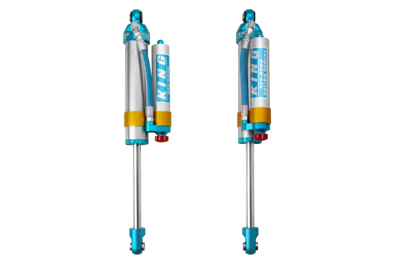 King Shocks | 2005-2025 Ford F550 Super Duty 2.5 Remote Reservoir Rear Shocks With Adjuster 1