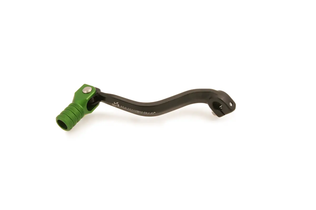 Moose By Hammerhead Forged Shift Lever – Green/Black Fits Kawasaki Kx80 / Kx85 / Kx100 / Kx112 (1991–2026) Made In Usa 1