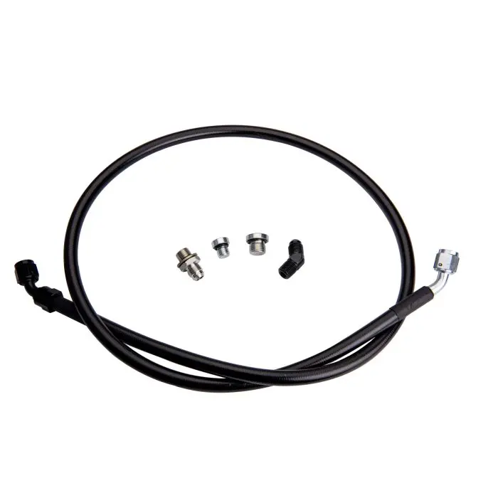 Fleece | 2001-2016 Duramax Remote Turbo Oil Feed Line Kit With 1 / 4 Npt Turbo Oil Inlet (S300 / S400) 1