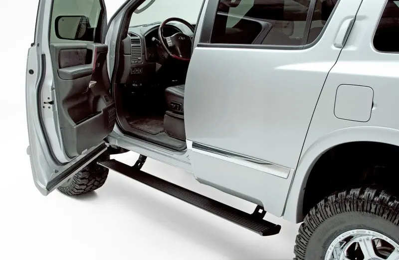 Amp Research 2004-2015 Nissan Titan Crew/King Cabs Powerstep - Black 1