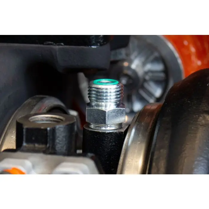 Fleece | 1994-2018 Dodge Ram Cummins Factory Oil Feed Line Fitting Replacement (Holset Turbo) 1