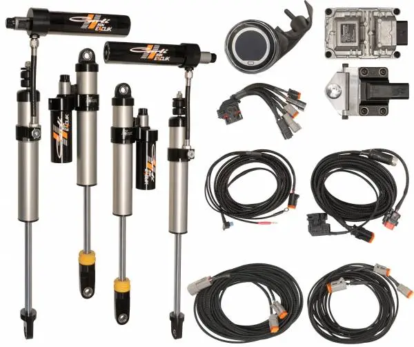 Carli Suspension | 2017-2024 Ford Super Duty Leveling E-Venture Shock Package 1