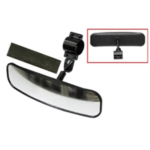 Bronco Extra‑Wide 13" Utv Rear View Mirror – Fits Polaris Ranger / Rzr / Gator / Mule / Bobcat – 1.75" Round Tube 1
