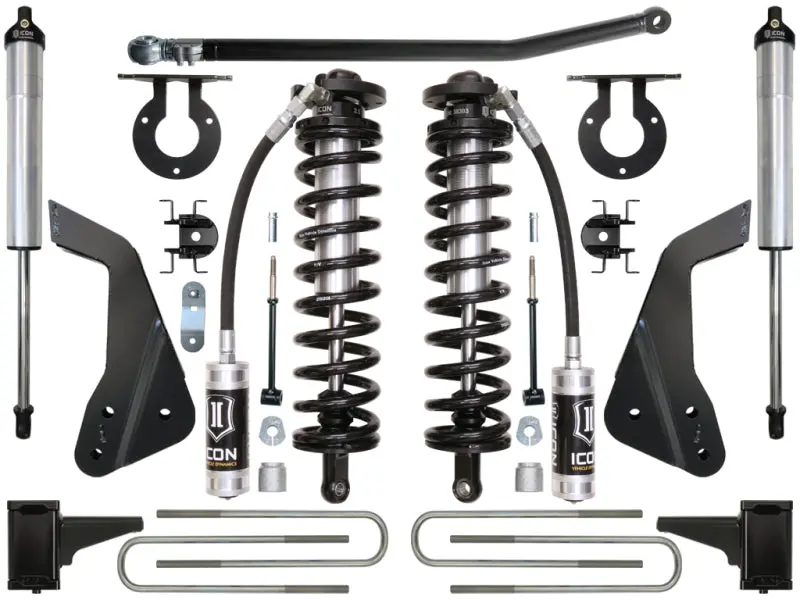 Icon 05-07 Ford F-250/F-350 4-5.5In Stage 2 Coilover Conversion System 1