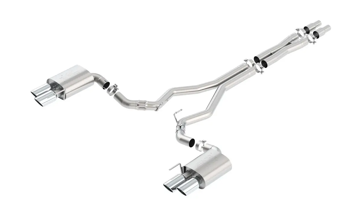 Borla Atak Cat-Back Exhaust – Aggressive Tone, Stainless Steel, For 2018–2021 Ford Mustang Gt 1