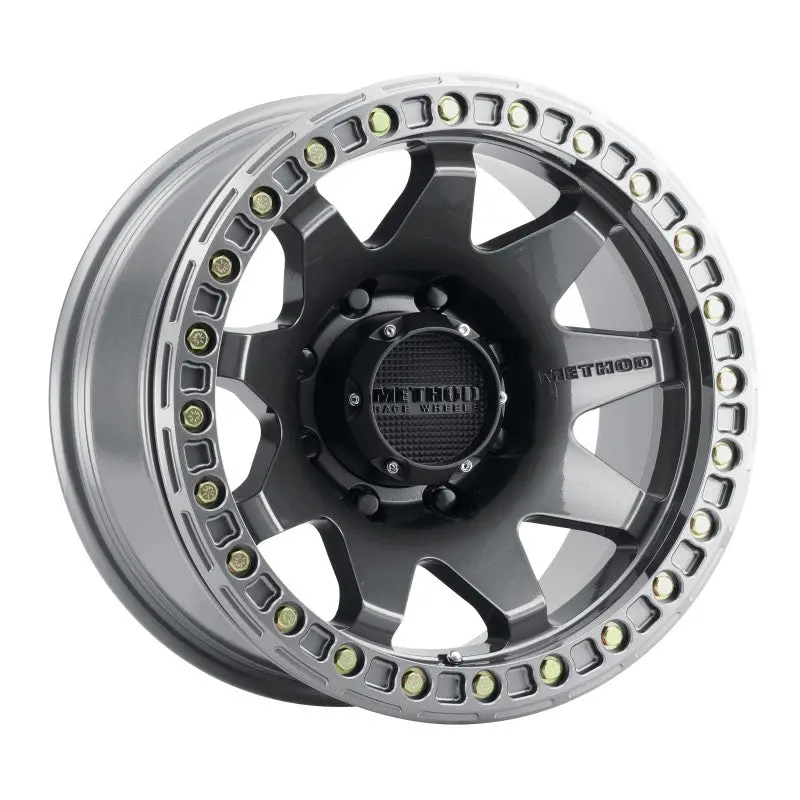 Method | Mr108 17X9 -44Mm Offset 8X6.5 130.81Mm Cb Gloss Titanium W/Bh-H24125-38 Wheel 1
