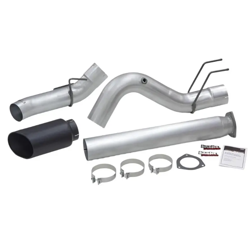 Banks Power | 2017-2026 Ford 6.7L Power Stroke 5 Inch Monster Single Exit Exhaust System With Black Tip 1