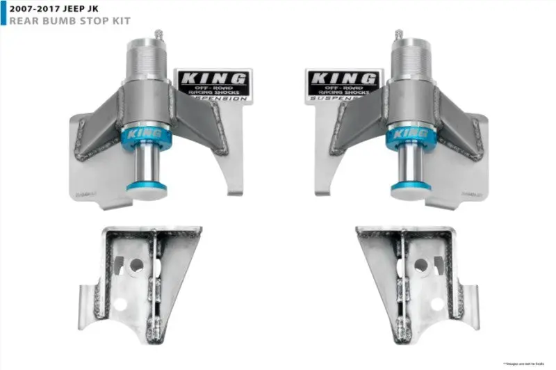 King Shocks | 2007-2018 Jeep Wrangler Jk Rear 2.0 Bump Stops - Pair 1
