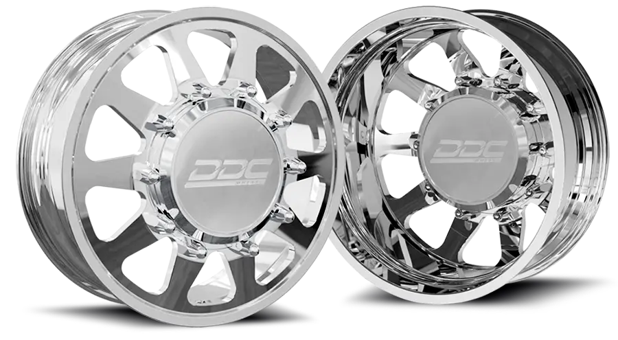 Ddc | Dually Wheels The Ten Forged 20X8.25 8X165 Polished 94-18 Dodge Ram 3500 92-10 Silverado / Sierra 3500 87-97 Ford F-350 1
