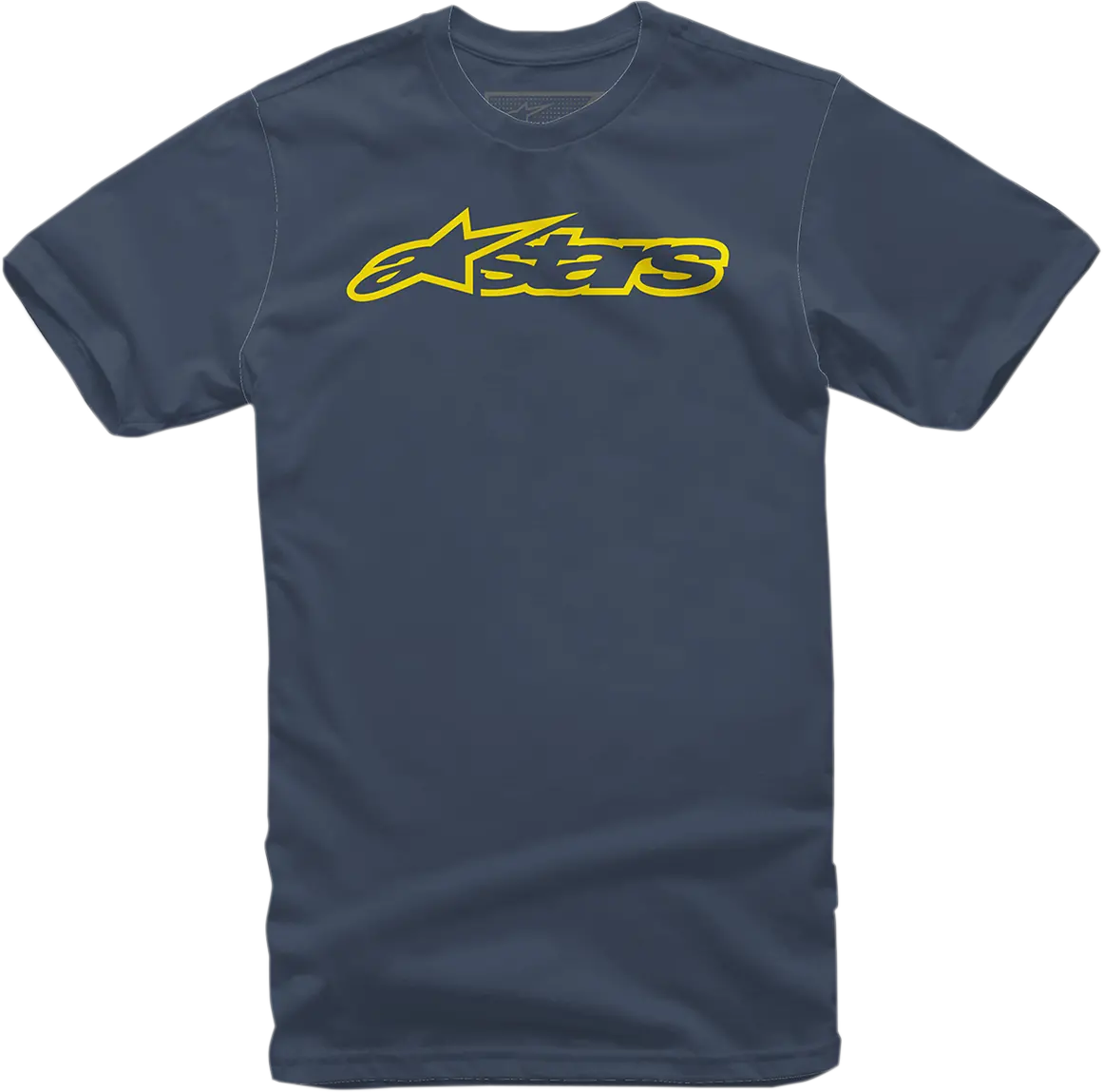 Alpinestars Blaze Classic T-Shirt – Navy And Yellow, Xl (Style 1032720327050Xl) 1