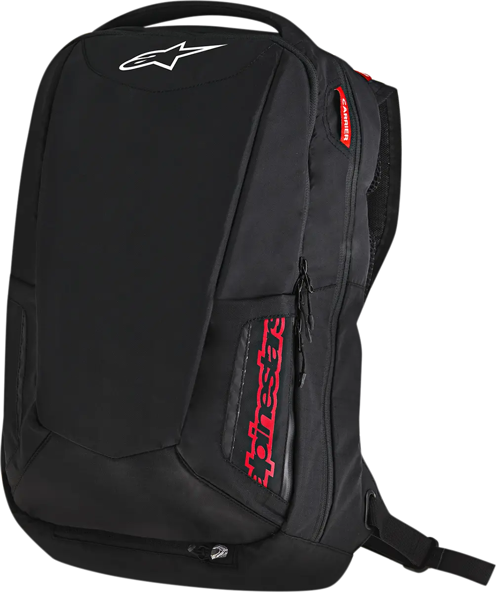 Alpinestars City Hunter Backpack – Black And Red Colorway (Style 6107717-13) 1