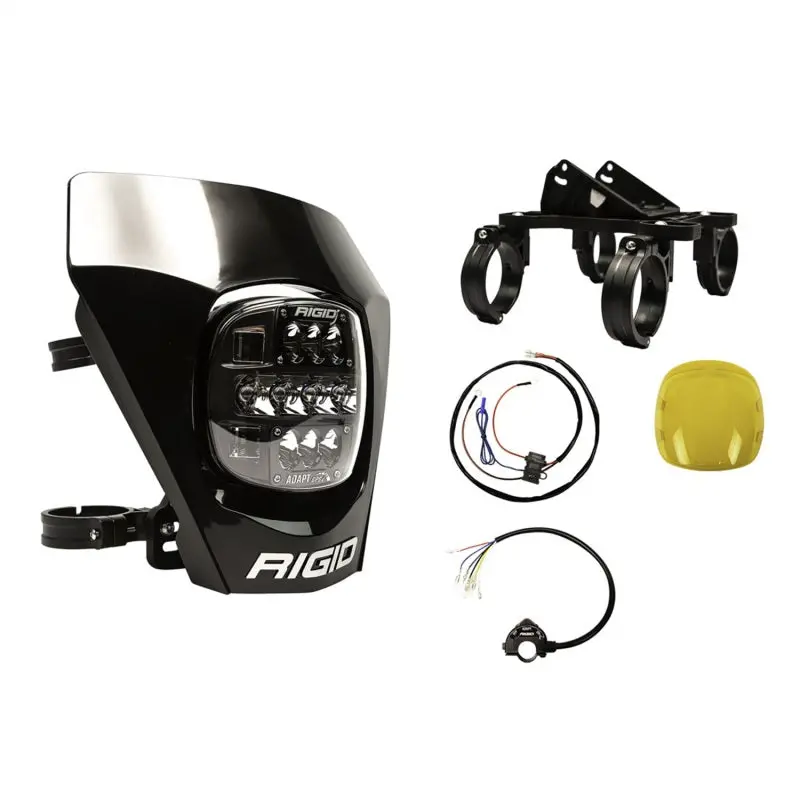 Rigid Industries | Universal Adapt Xe Extreme Led Moto Kit - Black 1