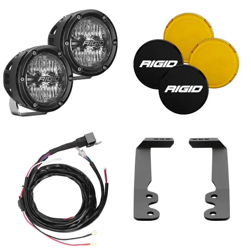 Rigid Industries | 2022+ Toyota Tundra A-Pillar Light Kit With 4 Inch 360-Series 1