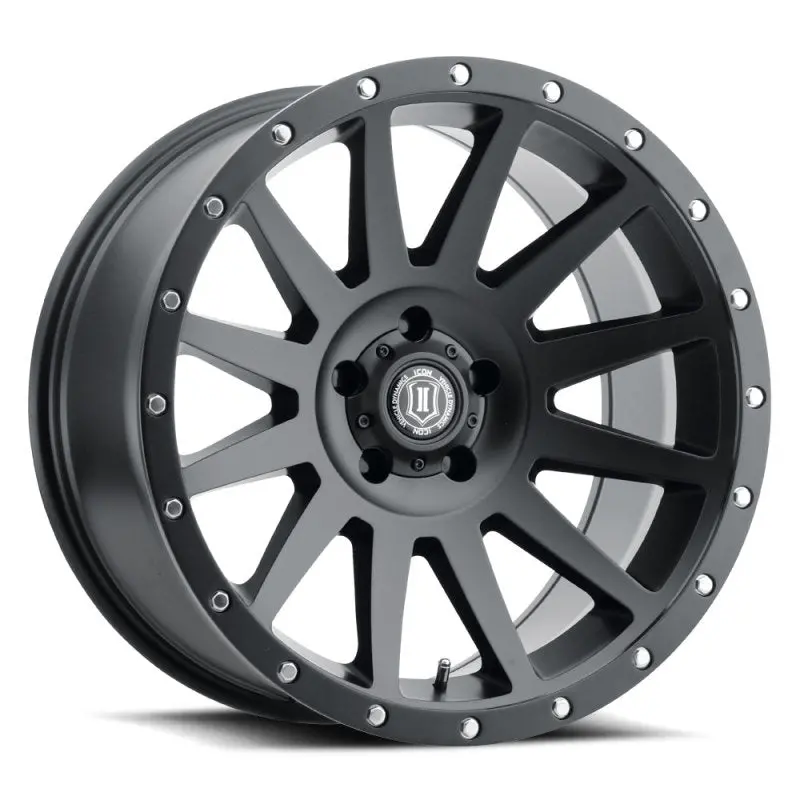 Icon Compression 20X10 6X135 -19Mm Offset 4.75Inbs Satin Black Wheel 1