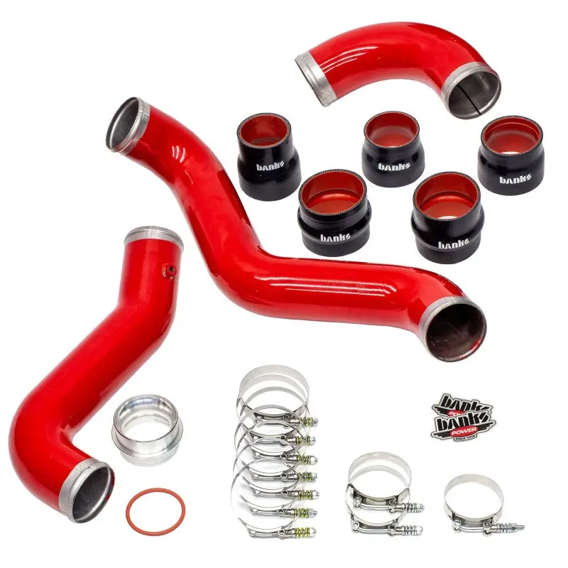 Banks Power | 2017-2019 Chevrolet/Gmc 2500Hd/3500Hd Diesel 6.6L Boost Tube Upgrade Kit - Red 1