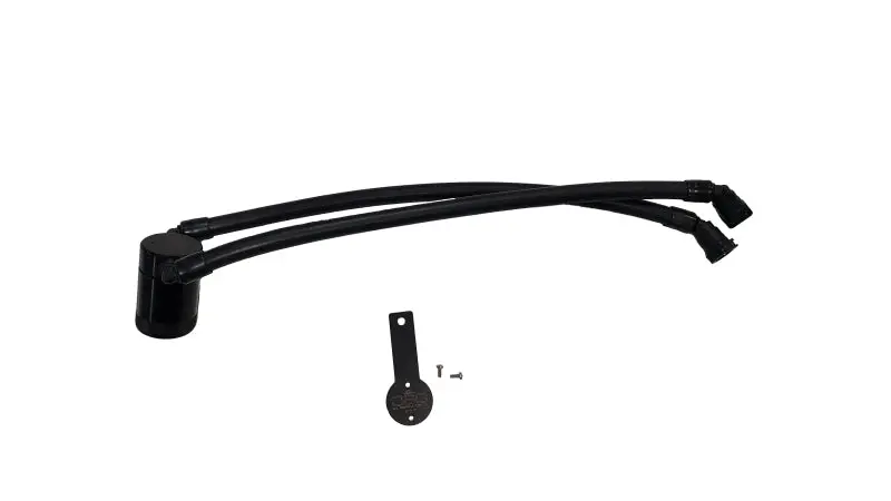 J&L | 2025-2026 Dodge Ram 1500 3.0L / 2022-2025 Jeep Wagoneer 3.0 Oil Separator - Black Anodized 1