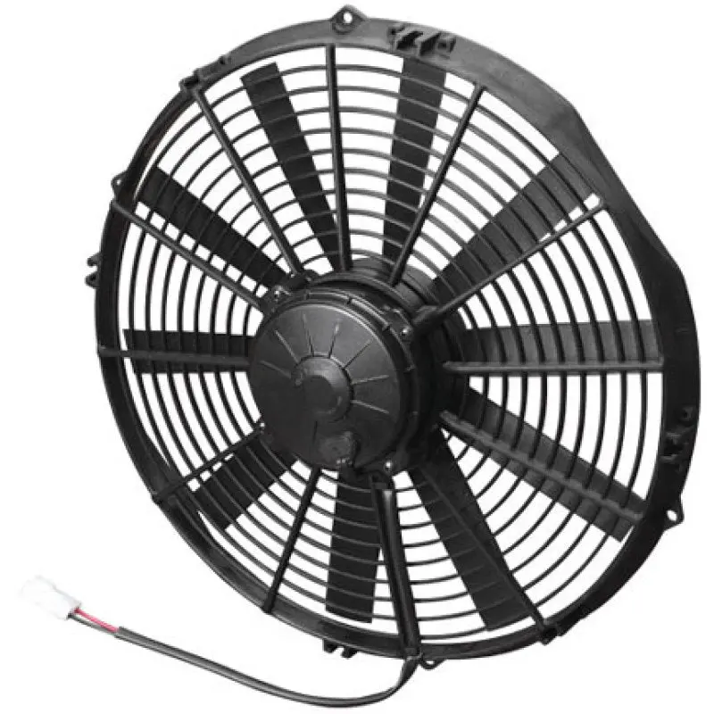 Spal High-Performance 14-Inch Electric Cooling Fan – 1623 Cfm Pull-Type With Straight Blade Design 1